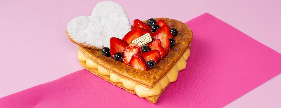millefeuille coeur